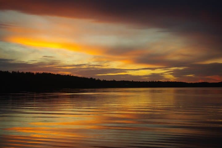 Sunset in Sweden Sunset in Sweden