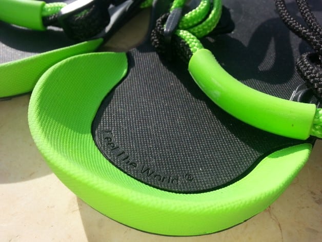 Xero Shoes Sensori Venture's heel cup and strap.